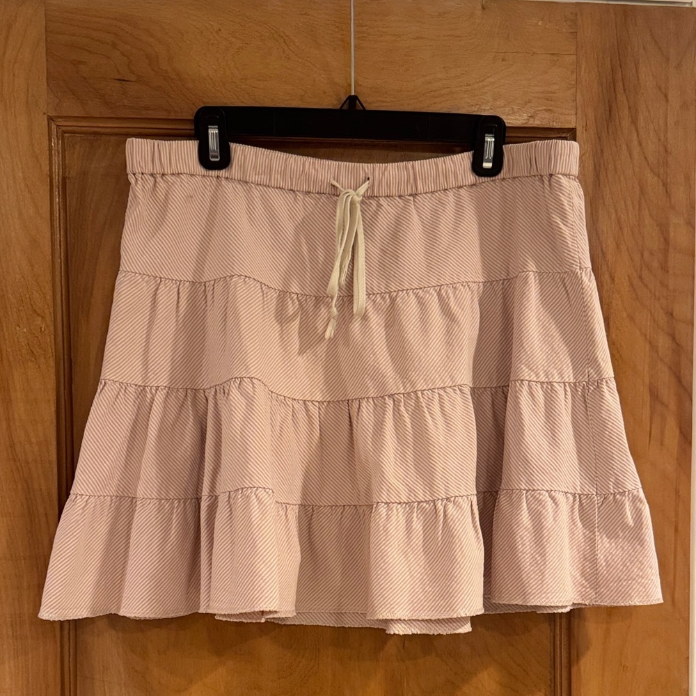 Juicy Couture Blush Tiered A-Line Skirt